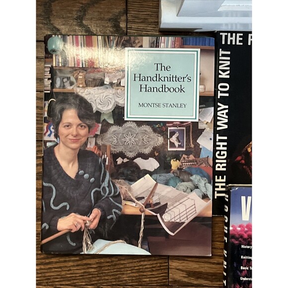 Lot of 3 Handknitting Books Hardcover Vogue Basic Guide Crafting Craft - Picture 2 of 4